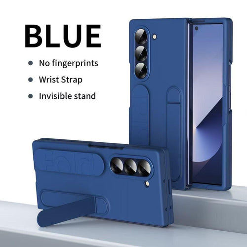 Galaxy Z Fold Case with Invisible Stand &amp; Wrist Strap